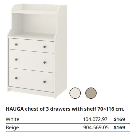 Chests of drawers 3