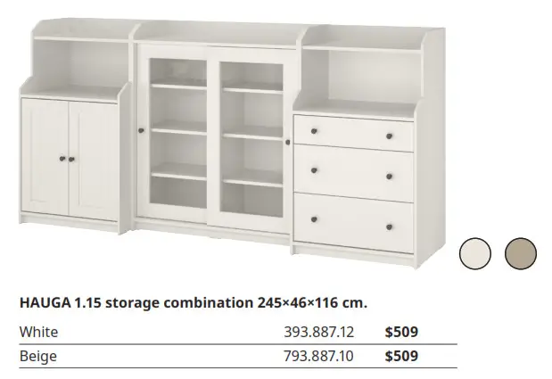 Display combinations