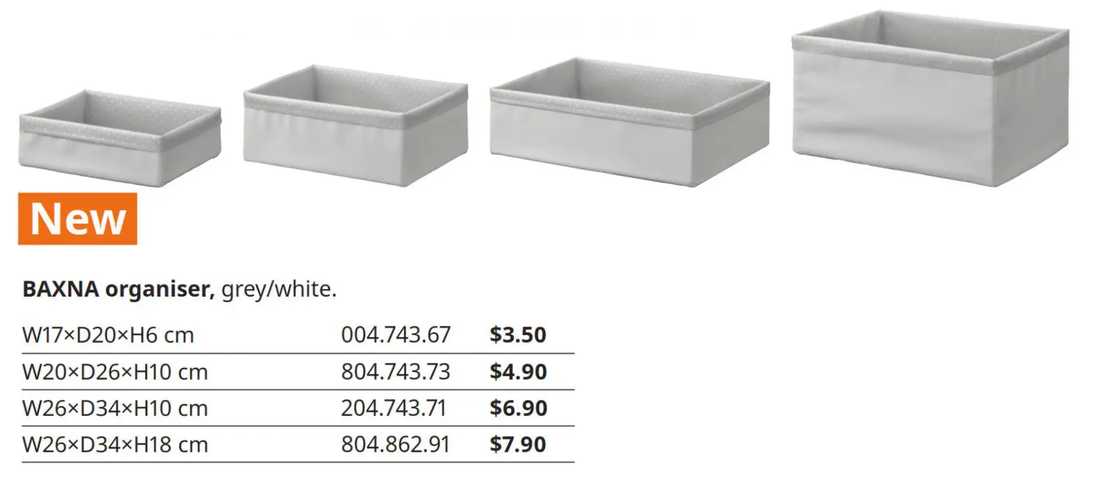 STUK box with compartments, white 1