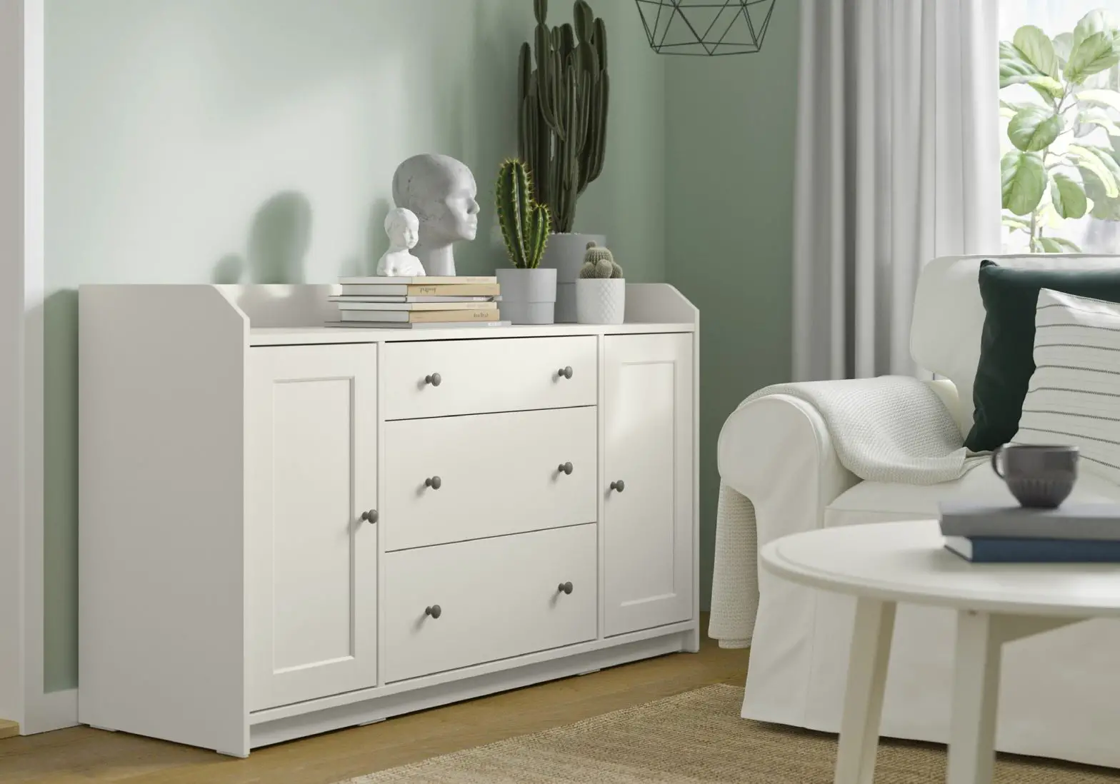 Sideboard, TV bench and desk