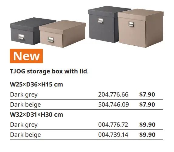TJOG storage box with lid. 3