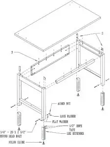 GLOBAL INDUSTRY B2334698 Bench-In-A-Box Technical --Bench-In-A-Box