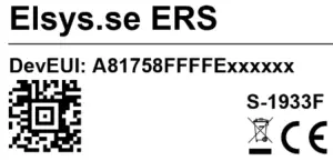 ELSYS se ERSEye Wireless Sensor - QR