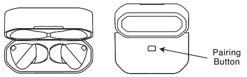 DANGOBUDS Black V08 Active Noise Cancelling Earbuds- Pairging