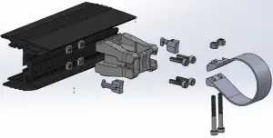 RIGID 46598 Chase Lightbar-tube clamp