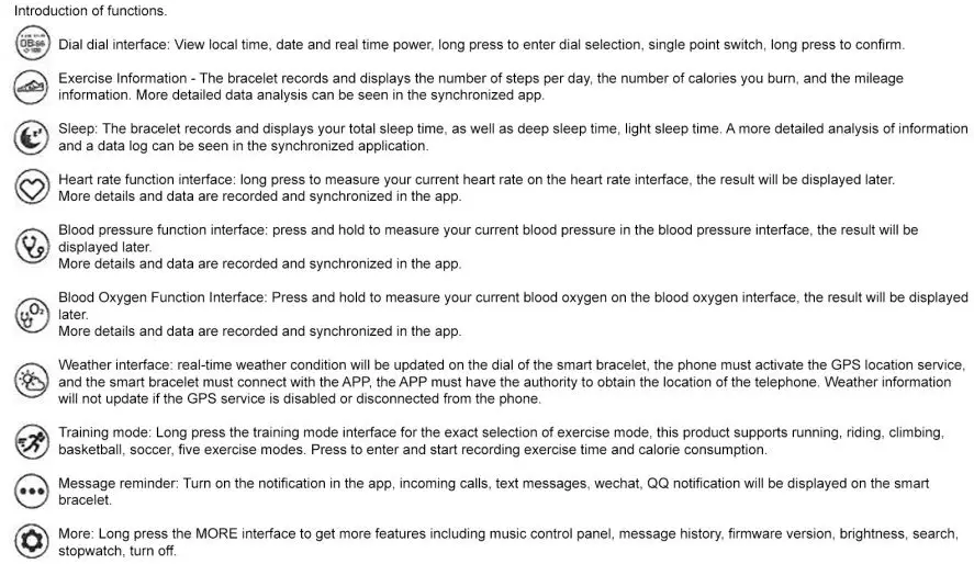 LISKA SV-SW12 Smart Bracelet fig5