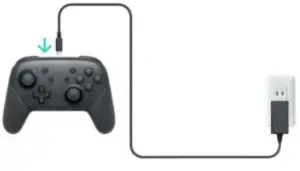 Ninetendo PowerA Enhanced Switch Wireless Controller - ACIadapter