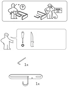 IKEA HADDEBO Triple Cord Set---icon