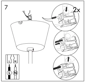 IKEA HADDEBO Triple Cord Set---icon6