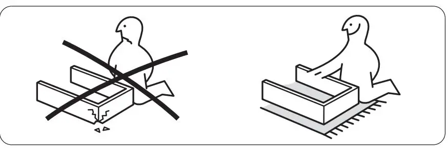 IKEA BALSBERGET Chair Frame Instruction Manual - Set Properly