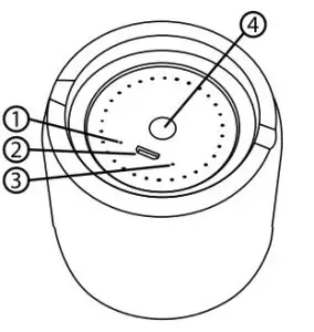 Digiview Technology Set In Stone Cylinder Bluetooth Speaker