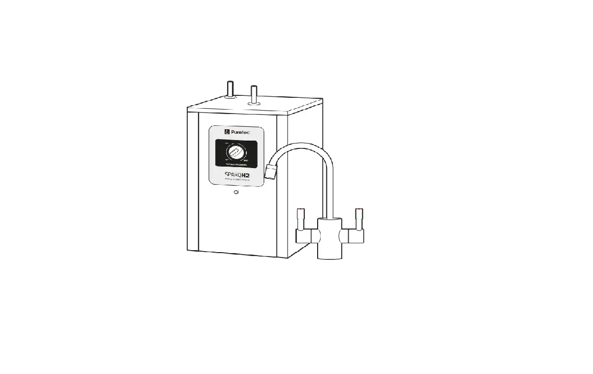 Puretec Sparq-h2 Instant Boiling Hot And Ambient Filtered Water System User Guide