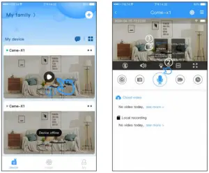 Setting/device description