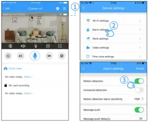 Setting/device description