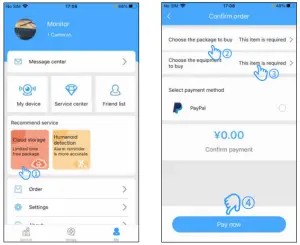 Cloud storage/data card package