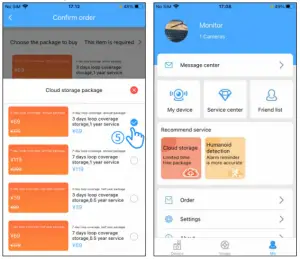 Cloud storage/data card package