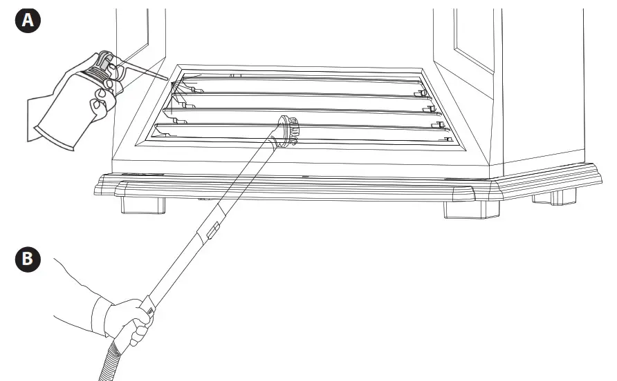 CLEANING THE AIR INTAKE VENT