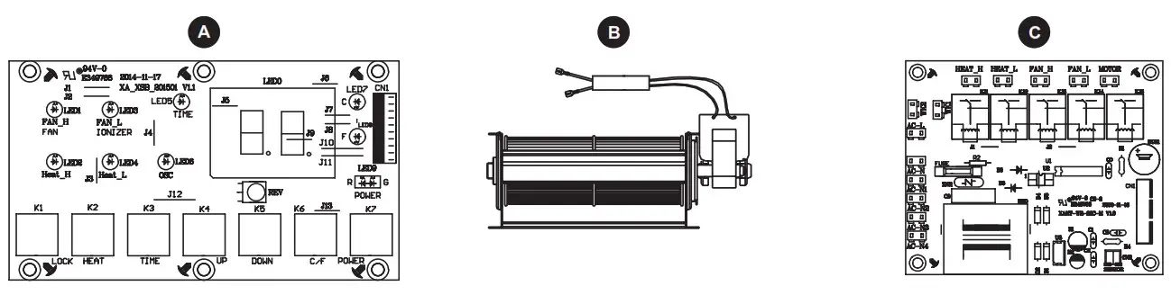 REPLACEMENT PARTS LIST 1