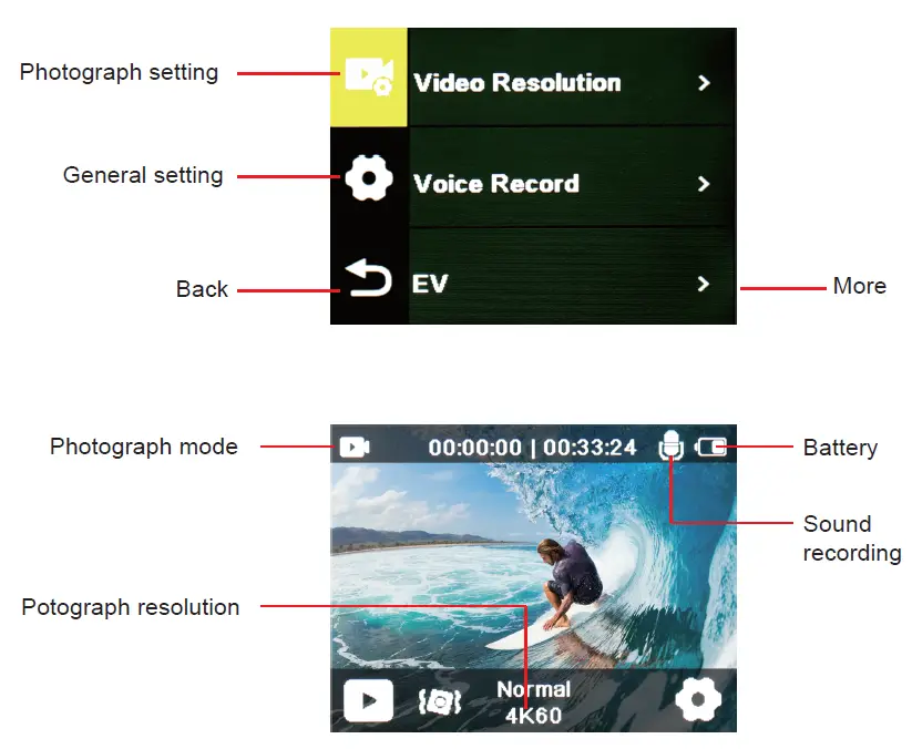 K F AT-Q40C Action Camera FIG 8
