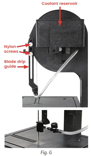 inland DB-100 Band Saw with Diamond Blade - ASSEMBLY 7