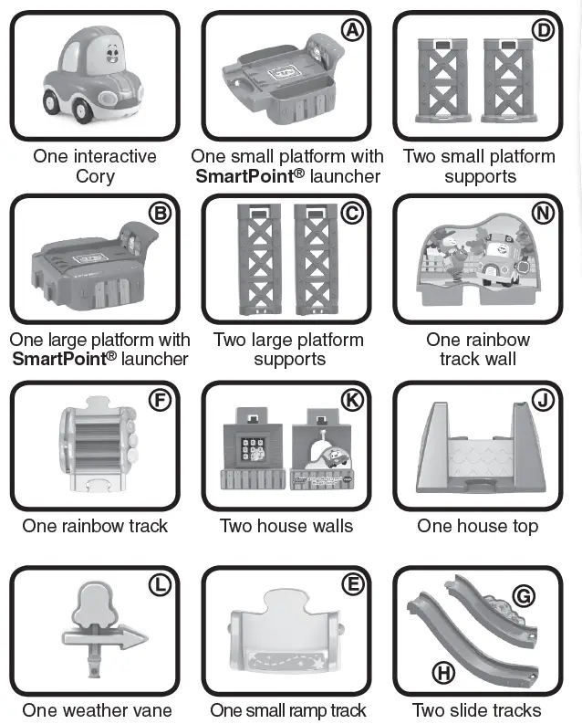 vtech 80-527400 Go! Go! Cory Carson 3 in 1 Motorssori Playground fig 3