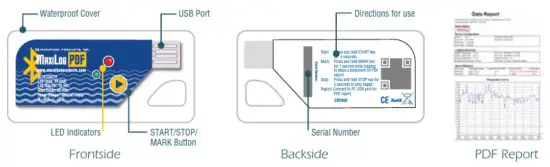 Scigiene MaxiLog PDF Temperature Bluetooth Datalogger - STARTF