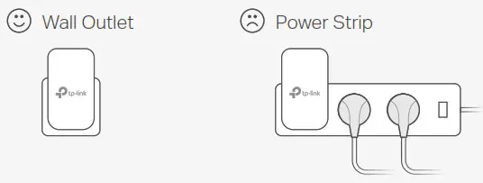 Plug powerline devices into wall outlets instead of power strips