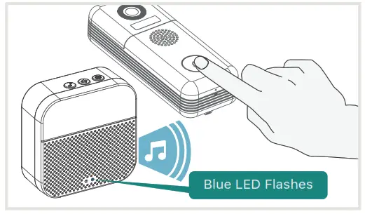 Shenzhen Joystek Intelligence J6 Wireless WiFi Video Doorbell Camera - doorbell button