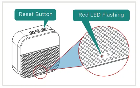 Shenzhen Joystek Intelligence J6 Wireless WiFi Video Doorbell Camera - reset button