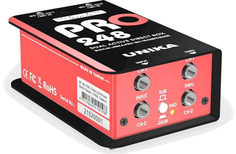 UNiKA-PRO-248-Audio-Interface-Dual-Active-Direct-Box-fig-13
