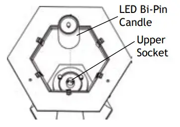 AMP Lighting APL-3023-4-B-BZ Low Voltage Landscape Lighting - Candle