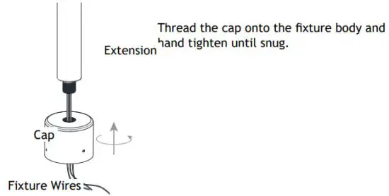 AMP Lighting APL-3023-4-B-BZ Low Voltage Landscape Lighting - Cap to Fixture