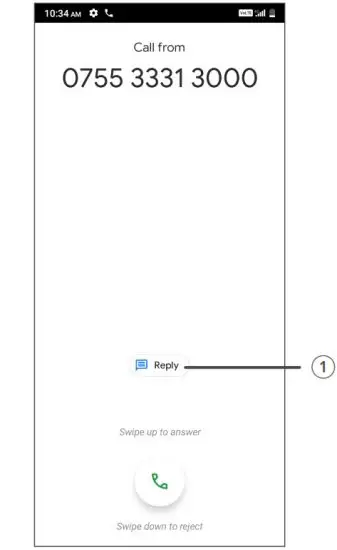 alcatel 1L Pro Smartphone - Answering