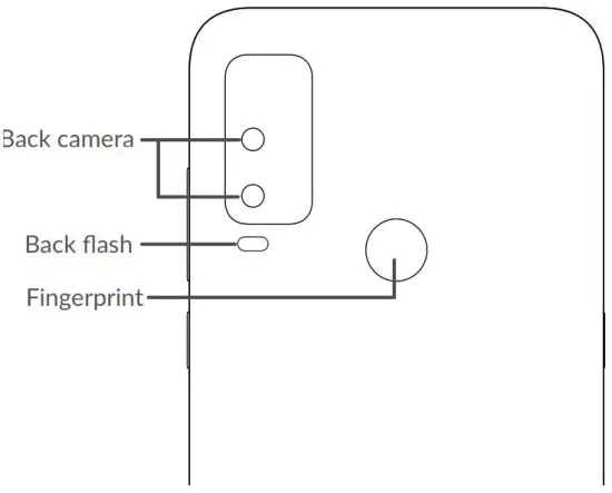 alcatel 1L Pro Smartphone - Back camera