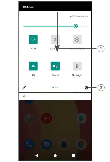 alcatel 1L Pro Smartphone - Home screen