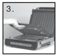 GEORGE FORMAN Contact Smokeless Grill - BEFORE FIRST USE 2