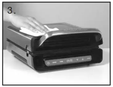 GEORGE FORMAN Contact Smokeless Grill - CLEANING 3