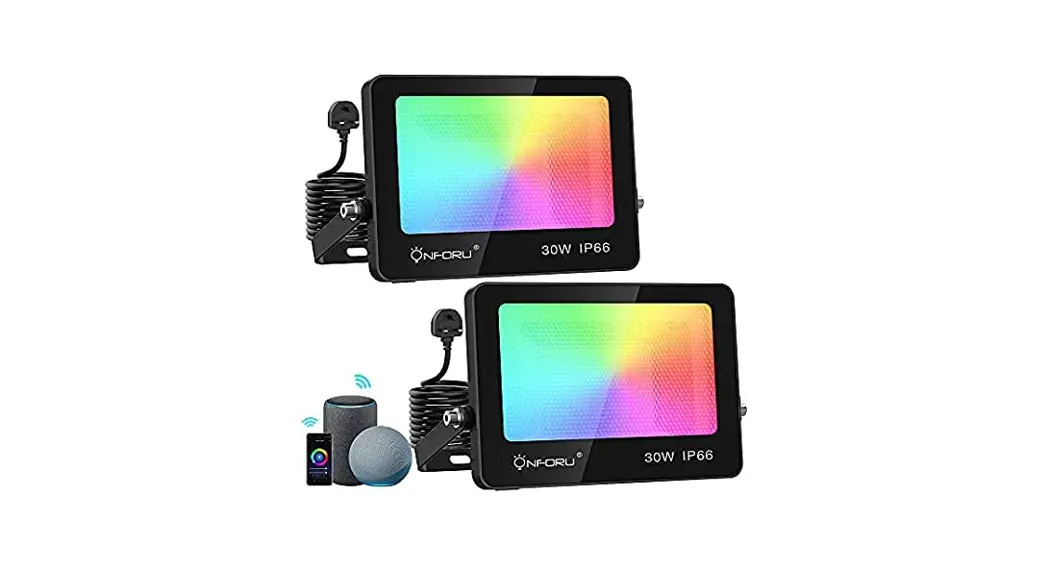 Onforu D30wifi Smart Alexa Rgb Floodlights Instruction Manual Onforu D30wifi Smart Alexa Rgb Floodlights Instruction Manual