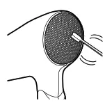 Panasonic EH NE66 Electric Hair Dryer - air inlet