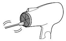 Panasonic EH NE66 Electric Hair Dryer - air outlet