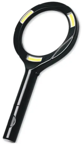 POWER-TO-GO MAG100 XL-Magnifier COB LED Lighted Magnifying Glass