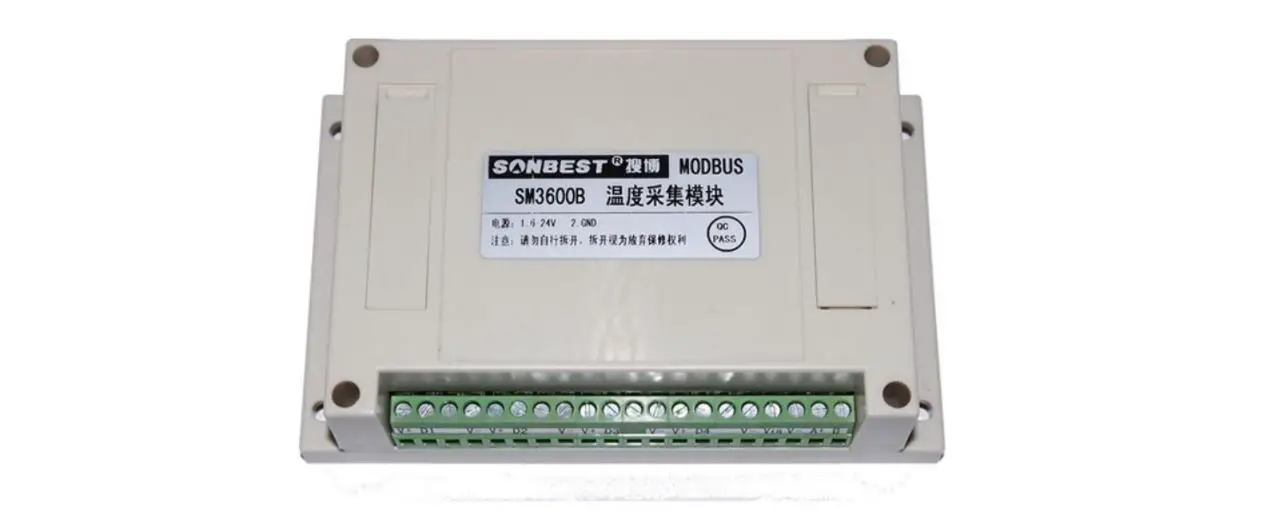 Sonbus Sm3600b Rs485 Interface 4-channel 80-point Ds18b20 Temperature Acquisition Module User Manual