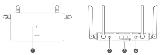 HUAWEI WS7001 30 Wireless Router IEEE 802 11ax - figure 1