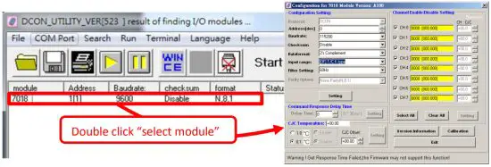 ICP DAS I 7018R 8 Ch Thermocouple Input Module - testing and configuration
