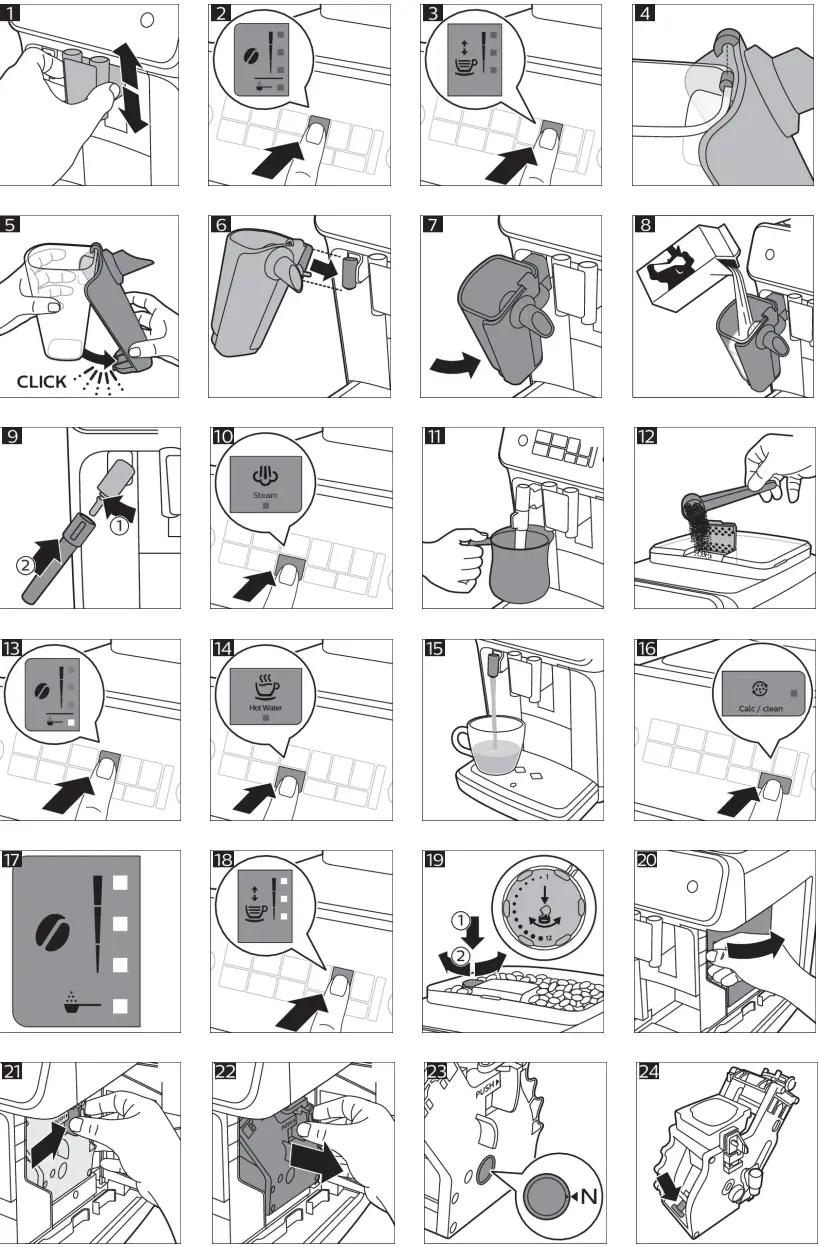 PHILIPS 3200 series Fully Automatic Espresso Machine - fig 8