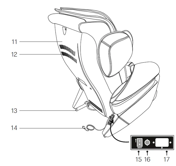 MASSAGGIO -Conveniente -Massage -Chair- 2