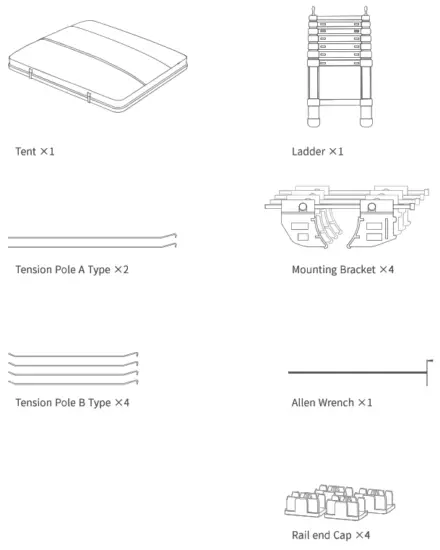 iKAMPER SkyCamp 3 0 Expandable Hardshell Rooftop Tent - fig