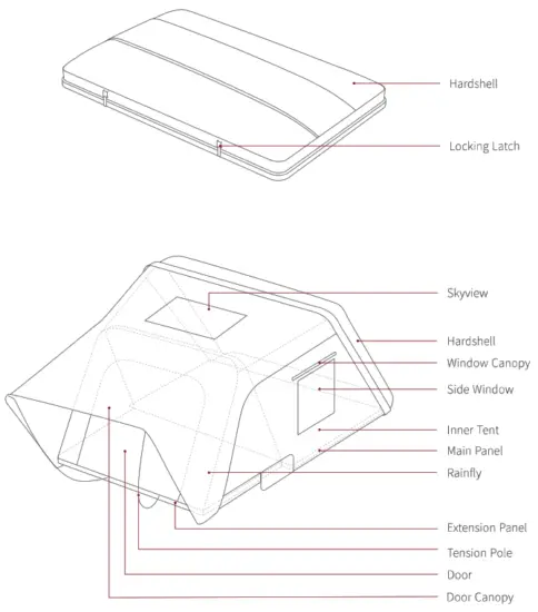 iKAMPER SkyCamp 3 0 Expandable Hardshell Rooftop Tent - fig 6