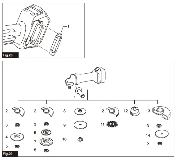 makita-GA036G-Cordless-Angle-Grinder-FIG-5