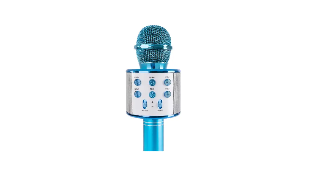 Km01 Blue Karaoke Microphone User Manual